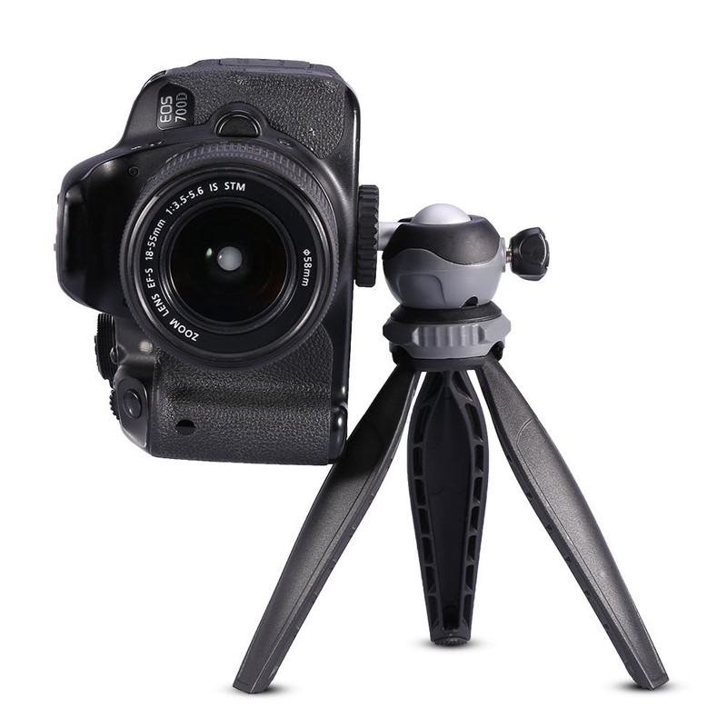 Camera Mini Tripod, ABS Plastic Tripod with 360 Degree Removable