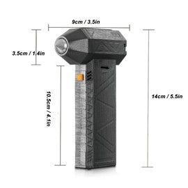 Electric Air Duster 130000RPM Portable Hand Held Mini Fan Jet Dry Blower with High Speed Turbofan Powerful Brushless Motor Cordless Handheld Super Jet Fan Blower