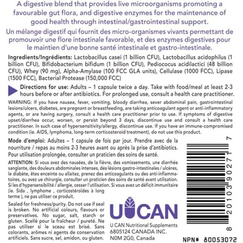Silver Lining Pre & Probiotics + Digestive Enzymes | 50
