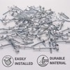 SKIR'CO Countersunk Aluminium Blind Rivets 4.8 x 10 mm Steel