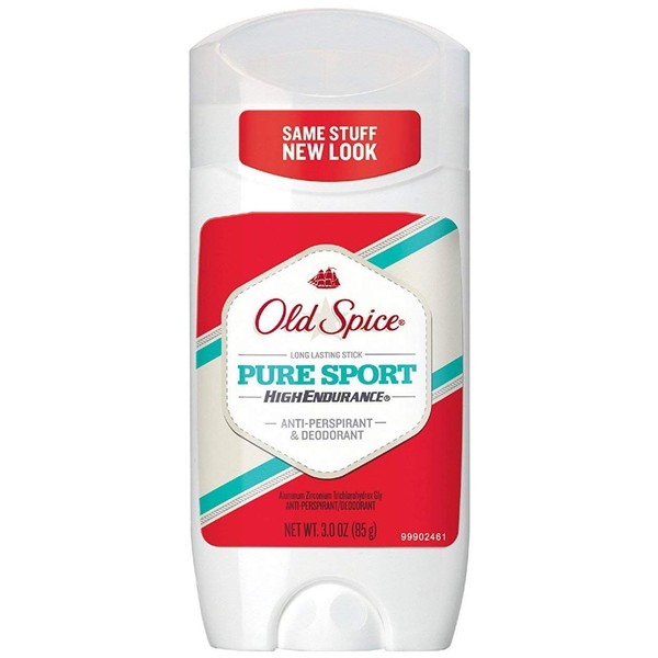 Old Spice High Endurance Anti-Perspirant & Deodorant, Pure Sport 3 oz (Pack of 3)