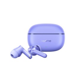 realme Buds T200 Lite Bluetooth in Ear Earbuds,4 Mic, AI ENC for Calls,48 Hours Total Playback with Fast Charging and Low Latency Gaming TWS, Google Fast Pair, with mic - (Purple)