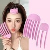Root Volume Portable Clip Unisex Hair Shaping Hair Clip Light Pink 2-Piece Set 2ea