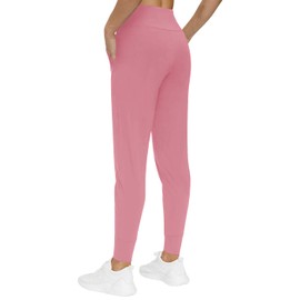 Sweet Hearts Jogger Pants for Women with Pockets- Buttery Soft Sweatpants Tapered Lounge Pant Made in USA Mauve