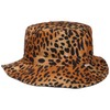 BRIXTON Unisex Petra Packable Bucket Hat Fishing Hat, Military Olive/Leopard,