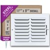 Fits 10x8 Duct Opening 1 Way Fixed Curved Blade Air