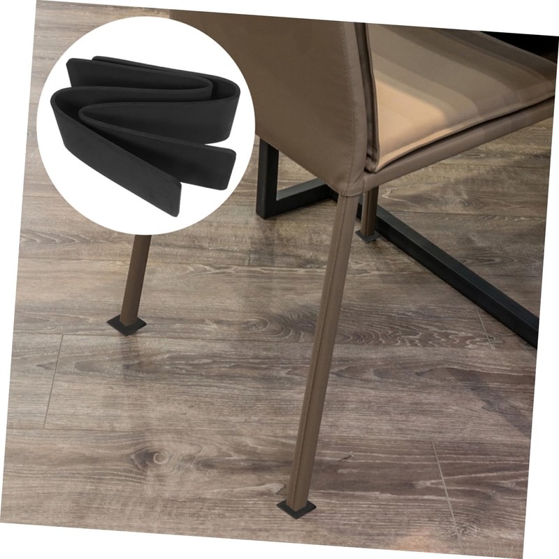 TEHAUX 4 Pairs Chair Leg Floor Protectors Scratch Furniture Pads