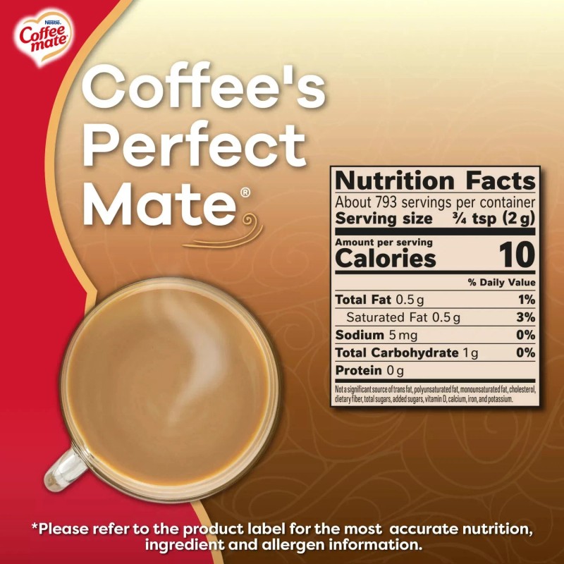 Coffee-mate Nestle Coffee mate Original Powdered Coffee Creamer 56 oz