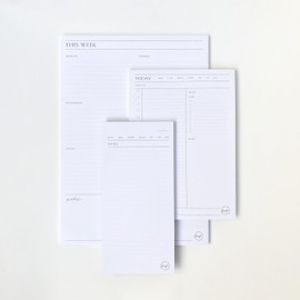 Productivity Notepad Collection (Set of 3 Planners) - Wildfire Co. Design | Designed and made in Australia