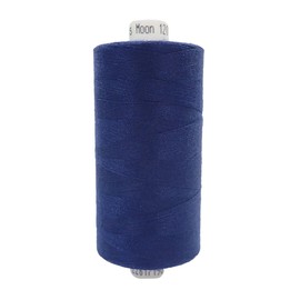 Moon Thread Navy Spun Polyester Sewing Thread - 1000M
