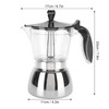 Yusat 6 Cups Stainless Steel Coffee Pot Italian Octagonal Household