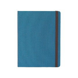 Topdrawer Bristol Journal Large Hardcover Grid Notebook (9.75" x 7.5"), 144 Pages, Lake