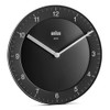 Braun BC06B Classic Analogue Quartz Wall Clock in Black/Quiet Precision