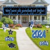Large Graduation Decorations Class of 2024 Yard Sign - 8Pcs