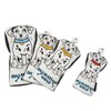 Golf Club Head Cover Waterproof PU Golf Club Covers Set