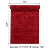 VaryPaper 15.7" x 78.7" Red Crushed Velvet Fabric Self Adhesive