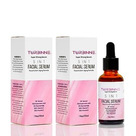 Sérum Facial Nocturno 5 En 1. 5 Potentes Sérums. Retinol, Ácido Hialurónico, Niacinamida, Vitaminas C Y E. Potente Antiedad, Reduce Arrugas,...       