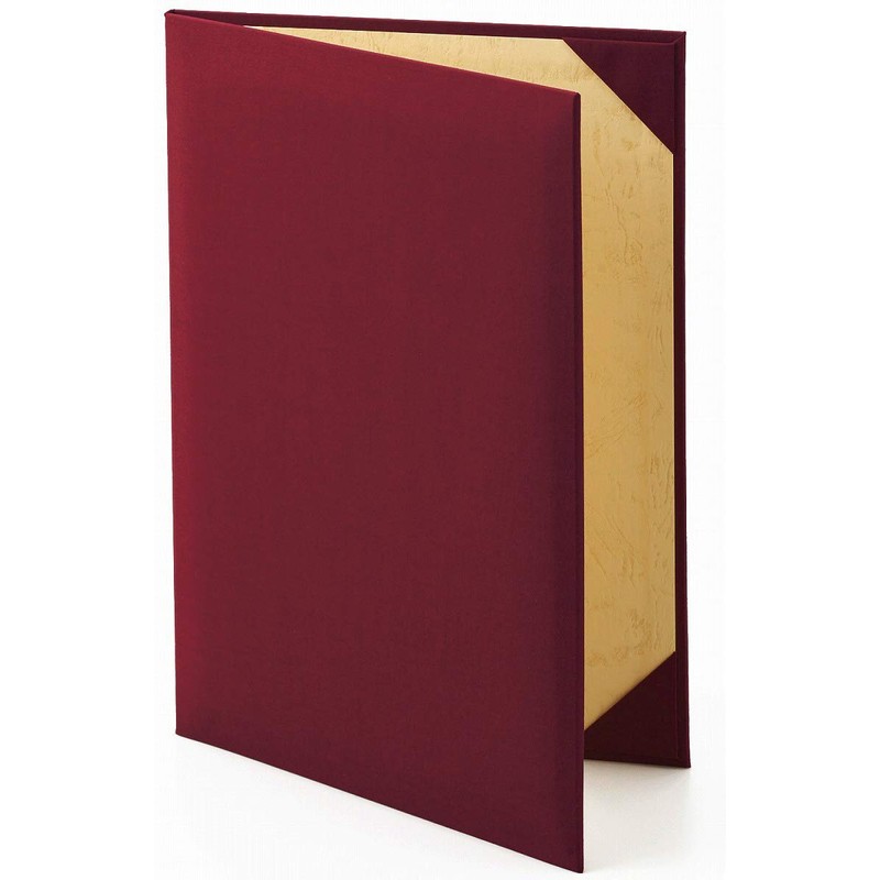 Mino Shokai 8221-08 Certificate File, Cloth, Red, A4, For 2