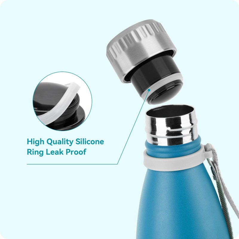 Soledea Replacement Lid for 9/12/17/25 OZ Cola Shape Water Bottles