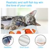 Tocirelo Interactive Cat Toys Flopping Fish with Catnip, Moving Cat