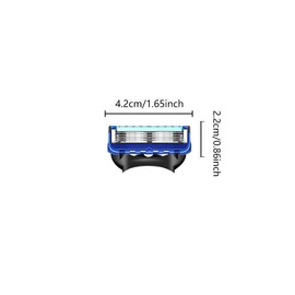 Manual Razor Blades Set, 24pcs/set Replacement Razor Blades for Men, Sharp Blade Men's Care Razor Blades Set for Daily Use