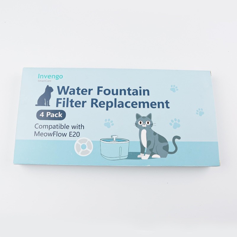 4 Filters for Wireless Cat Water Fountain