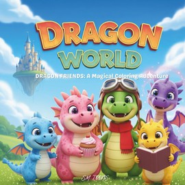 Dragon World: Dragon Friends : A magical coloring experience