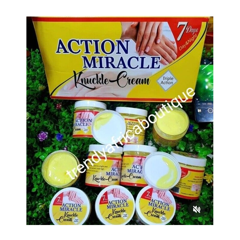 Action Miracle Knuckle Cream,3triple Action. Clean & Clear X 1