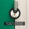 Chumia 10 Pack 70 mm Keyed Alike Padlocks Outdoor Round
