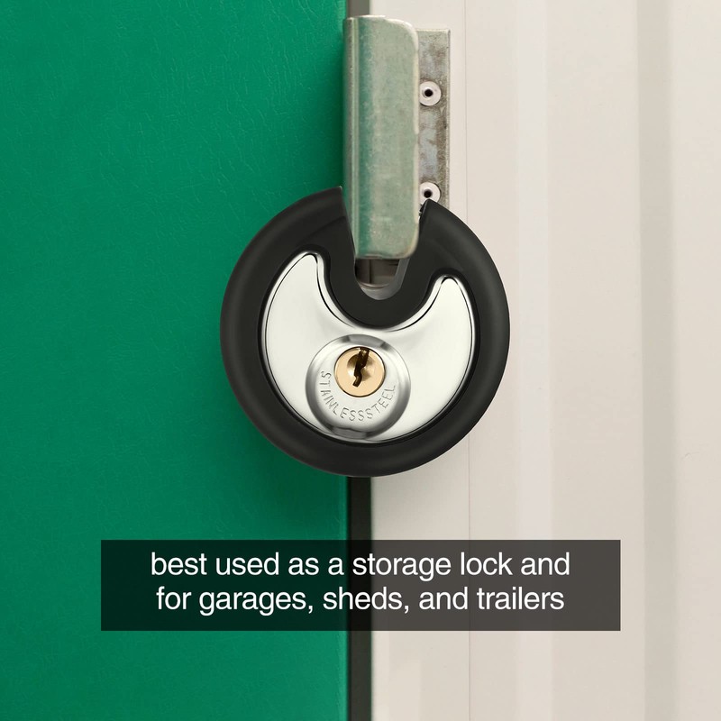 Chumia 10 Pack 70 mm Keyed Alike Padlocks Outdoor Round