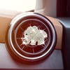 AEEIX Auto Diamond Elephant Air Conditioning Outlet Clip, Bling Accessories,