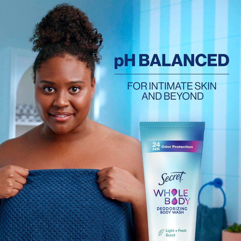 Secret Feminine Wash, 24 HR Deodorizing Feminine Body Wash for