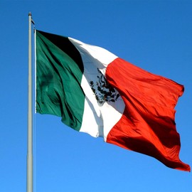 ZEKVY Mexico Flag 5x8 Outdoor Made in USA - Double Sided Heavy Duty Vivid Color Bandera de Mexico with 3 Brass Grommet