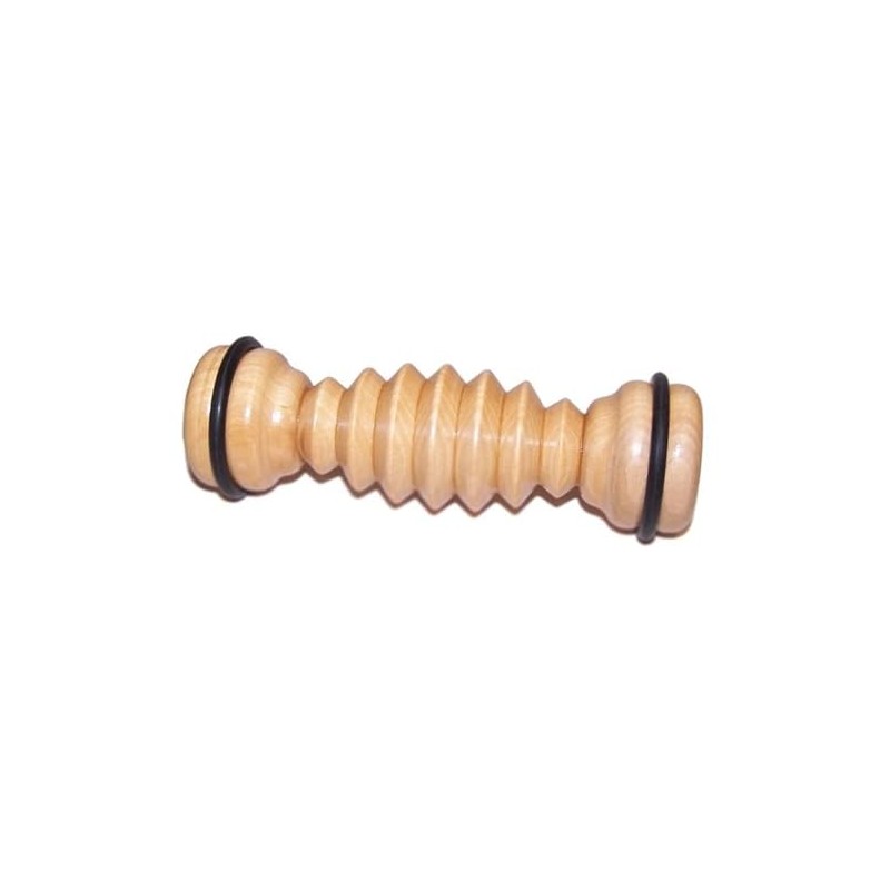 Natural Wood Ribbed Foot Roller - Foot Massager