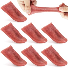 UPlama 7Pack Halloween Fake Tongue False Tongue Horrific Tongue Prop Tricks Tongue Toys,Prop Tricks Tongue Toys,Realistic Fake Tongue