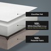 UMIACOUSTICS 4 PCS Acoustic Panels with Hanging Brackets, 2” Thick
