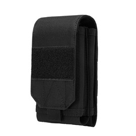 Tactical Phone Pouch, Compact Molle EDC Holster with Hook & Loop Waterproof Unisex Waist Wallet for Belts Vests Backpacks