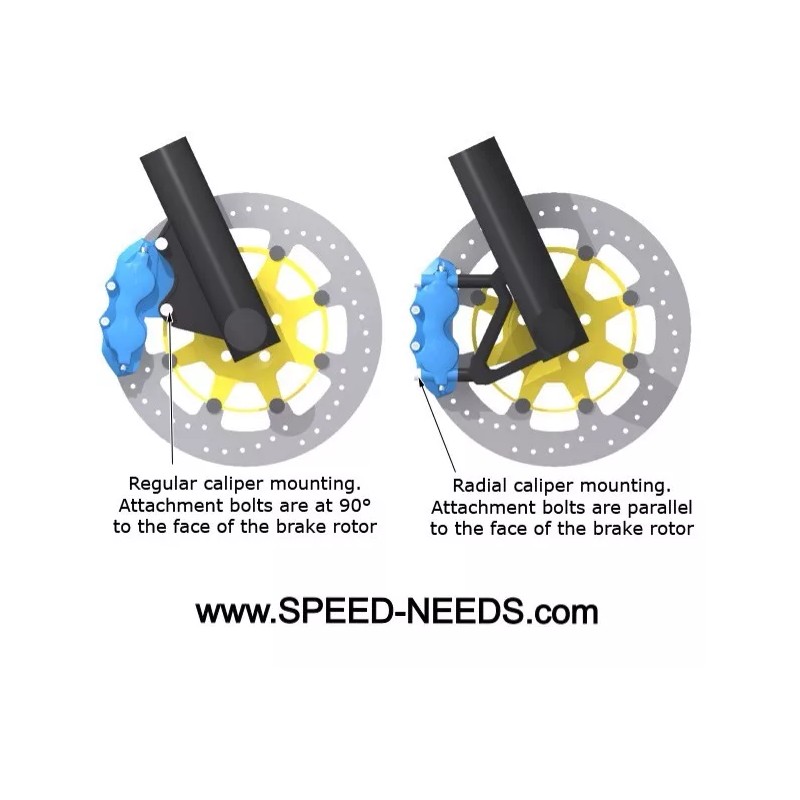 SPEED-NEEDS PERFORMANCE SUZUKI GSXR1000 RADIALLY MOUNTED FRONT END LOWERING STRAP