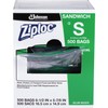 Ziploc 682255 Resealable Sandwich Bags, 1.2mil, 6 1/2 x 6,