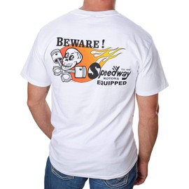 Speedway Motors Beware T-Shirt, Size XXL White