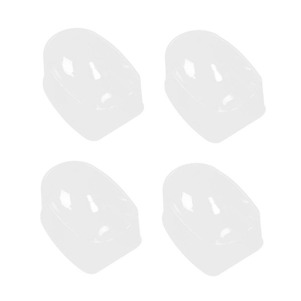 BIUDECO 4pcs Dipping Nail Powder Tray French Tips Mold Guides