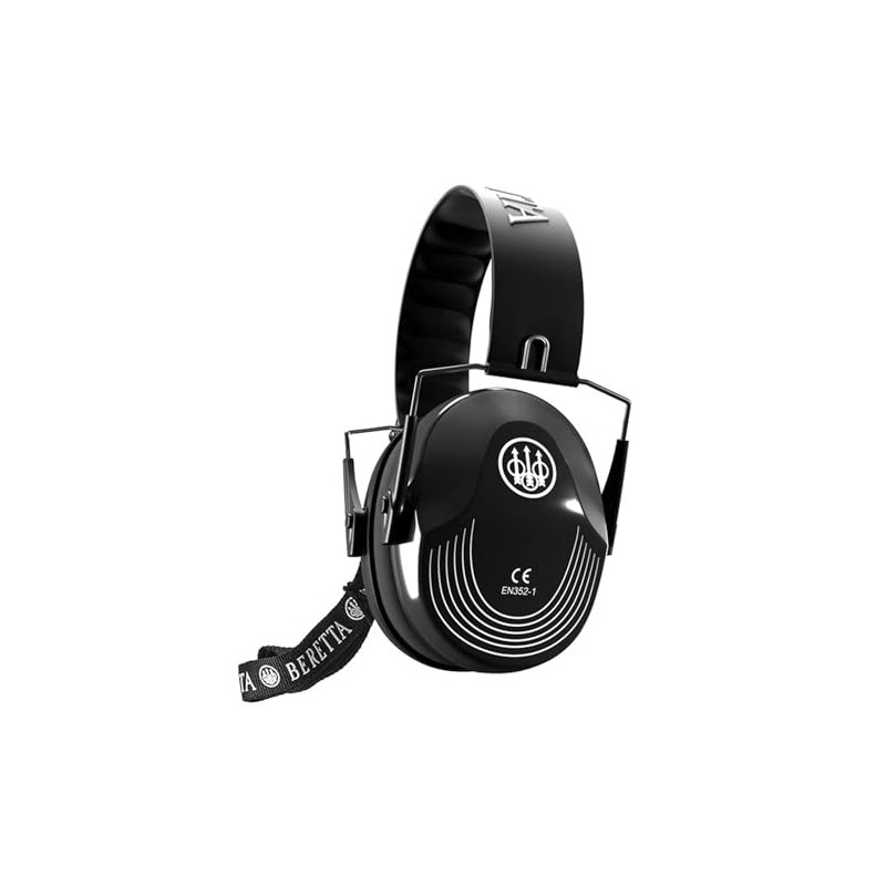 Beretta Unisex New Prevail Earmuffs, black