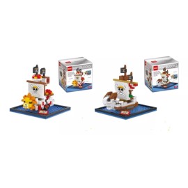 Jextech 2 Figura De Bloques Thousand Sunny Y Going Merry One Piece
