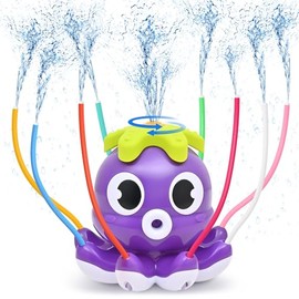 Water Sprinkler for Kids, Fun Summer Backyard Water Toys for Toddlers Ages 3+ Year Old, Outdoor Water Play Sprinkler