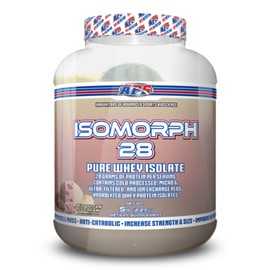 APS Nutrition Isomorph 28 Protein Powder | Pure Whey Isolate | Cold Pressed, Ultra- Filtered, & Ion Exchange Isolates | 28g Protein | 5 Pound (Neapolitan Ice Cream)