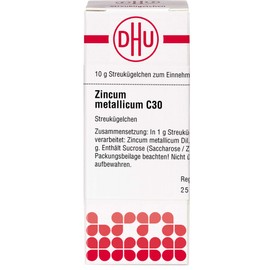 DHU Zincum Metallicum C30 Spreading Balls 10 g Globules