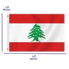 2×3 FT Lebanon Flag,Medium 60×90 CM lebanese Outdoor Banner,100D Decor,Doube