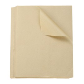 HARFINGTON 200pcs Parchment Paper Square Sheets 9.84" x 11.81" Waterproof Dry Food Wrapping Paper for Sandwich Baking Paper Liners Picnic Basket Bread Hamburger Wrap Kitchen, Wood Color