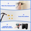SDAQGE Ev Charger Holder Black Wall Mount Bracket Curved Design