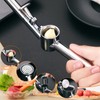 deegbbyi Garlic Press, Garlic Press, Stainless Steel Garlic Press with